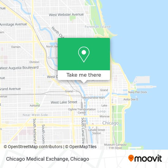 Chicago Medical Exchange map