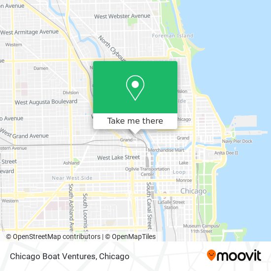 Mapa de Chicago Boat Ventures