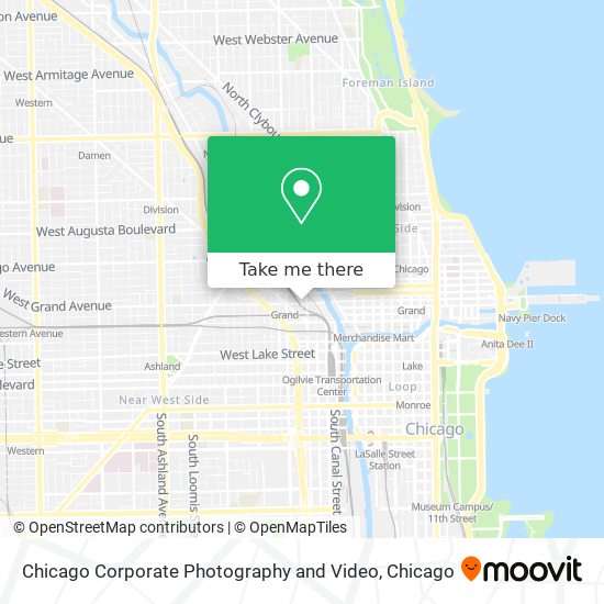 Chicago Corporate Photography and Video map