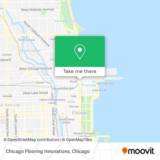 Chicago Flooring Innovations map