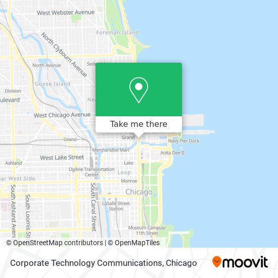 Corporate Technology Communications map