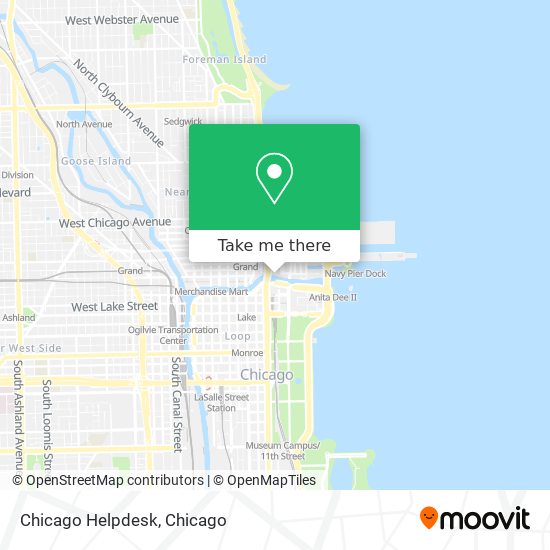 Chicago Helpdesk map