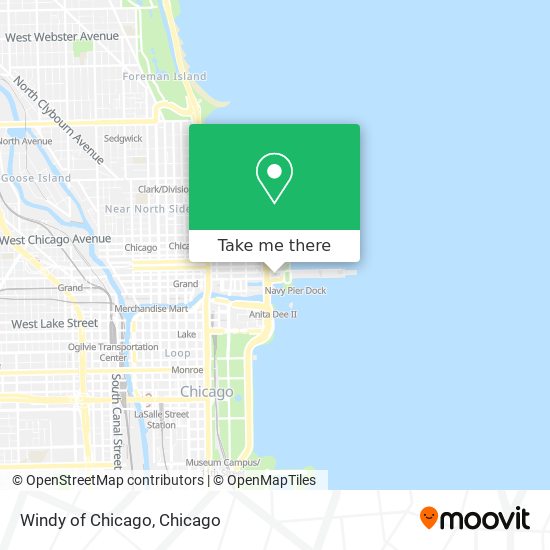 Mapa de Windy of Chicago