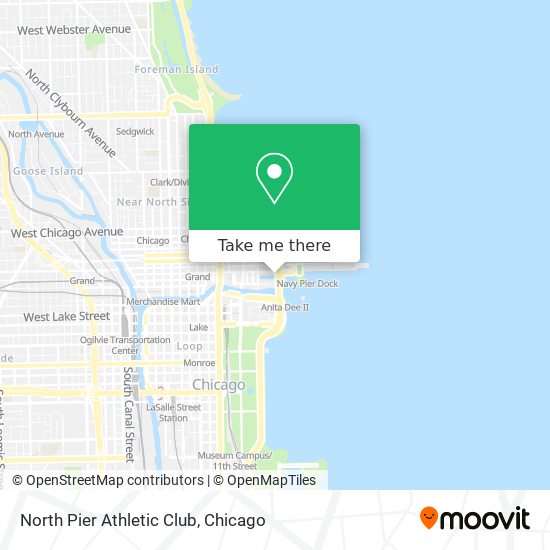 North Pier Athletic Club map