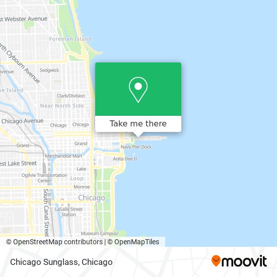 Chicago Sunglass map