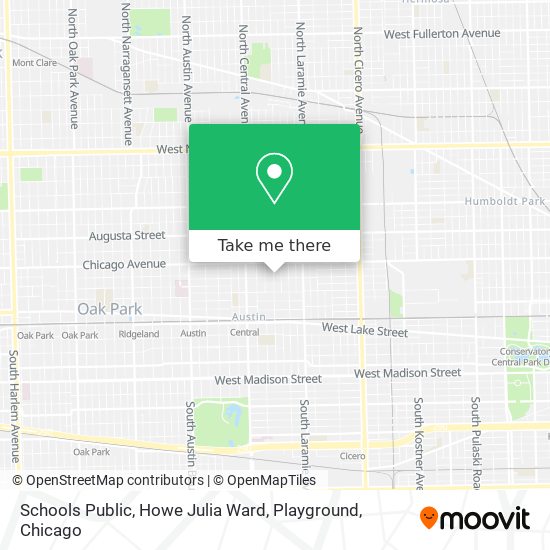 Mapa de Schools Public, Howe Julia Ward, Playground