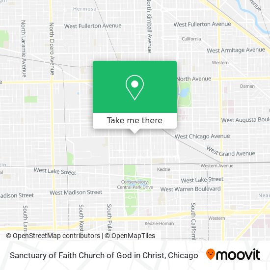 Sanctuary of Faith Church of God in Christ map