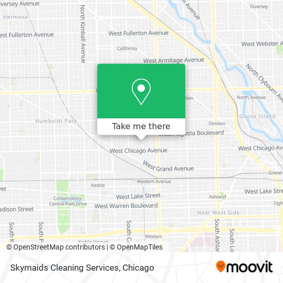 Skymaids Cleaning Services map
