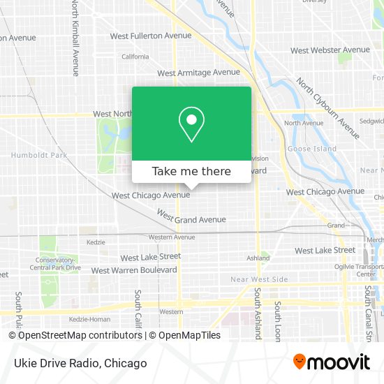 Mapa de Ukie Drive Radio