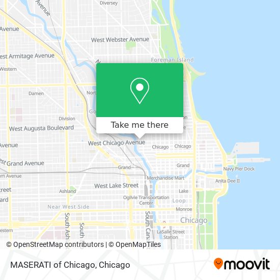 MASERATI of Chicago map