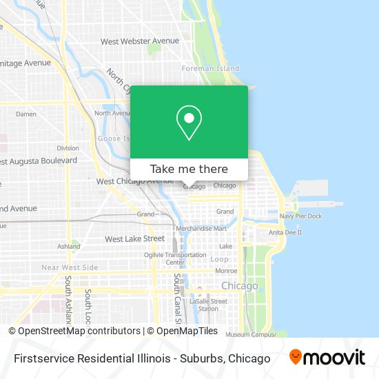 Firstservice Residential Illinois - Suburbs map