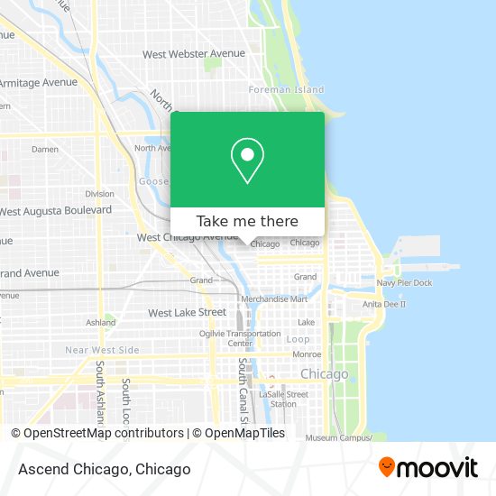 Ascend Chicago map