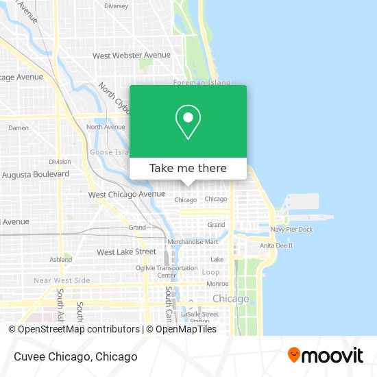 Mapa de Cuvee Chicago