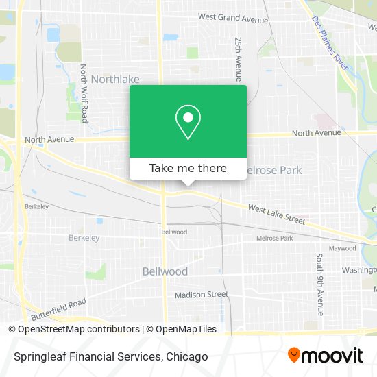 Mapa de Springleaf Financial Services