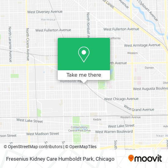 Fresenius Kidney Care Humboldt Park map