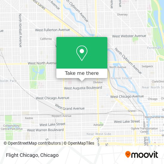 Mapa de Flight Chicago