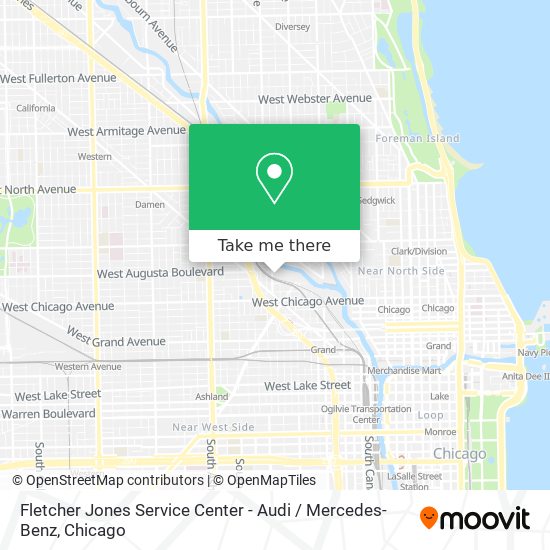 Fletcher Jones Service Center - Audi / Mercedes-Benz map