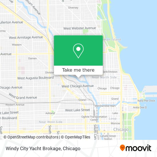 Mapa de Windy City Yacht Brokage