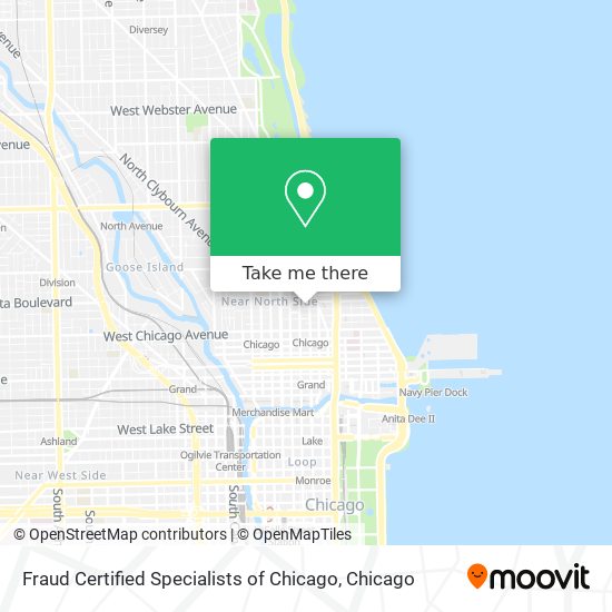 Mapa de Fraud Certified Specialists of Chicago