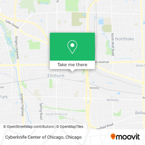 Mapa de Cyberknife Center of Chicago