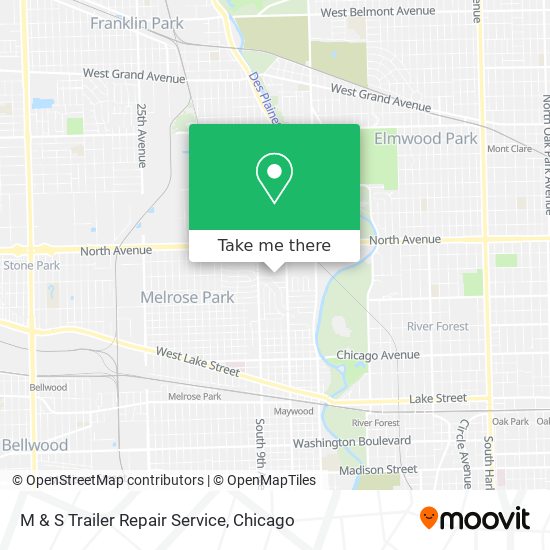 M & S Trailer Repair Service map