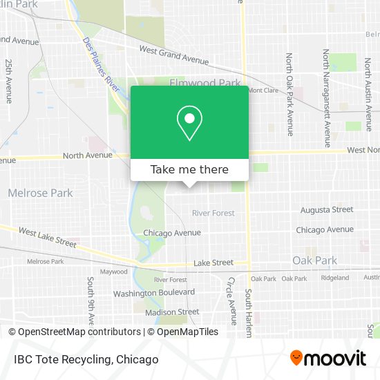 IBC Tote Recycling map