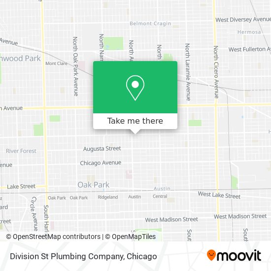 Mapa de Division St Plumbing Company