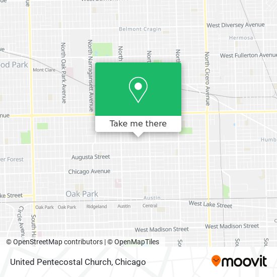 Mapa de United Pentecostal Church