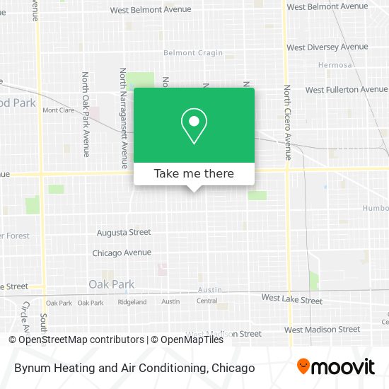 Bynum Heating and Air Conditioning map