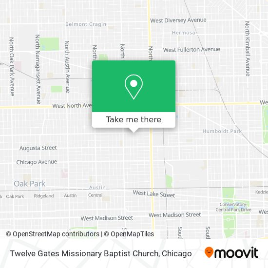 Mapa de Twelve Gates Missionary Baptist Church