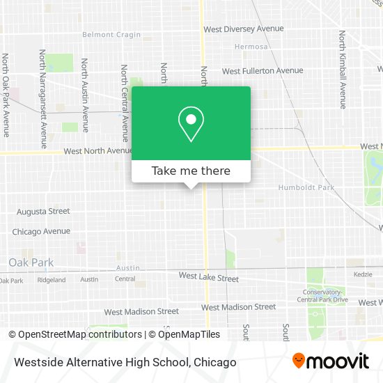 Mapa de Westside Alternative High School