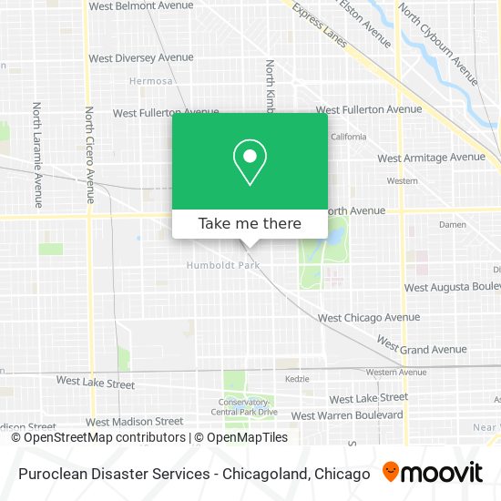 Puroclean Disaster Services - Chicagoland map