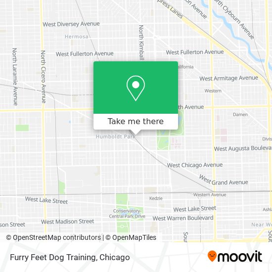 Furry Feet Dog Training map