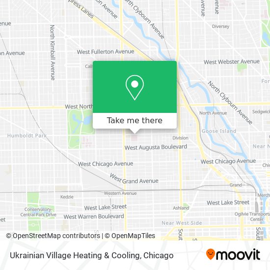 Ukrainian Village Heating & Cooling map