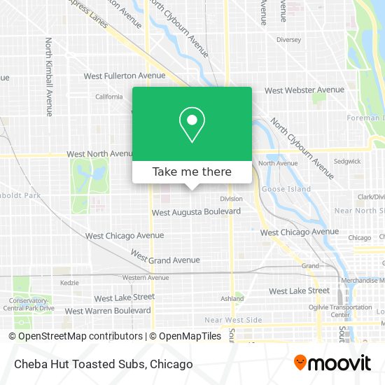 Cheba Hut Toasted Subs map