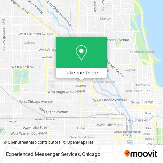 Experienced Messenger Services map
