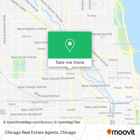 Mapa de Chicago Real Estate Agents
