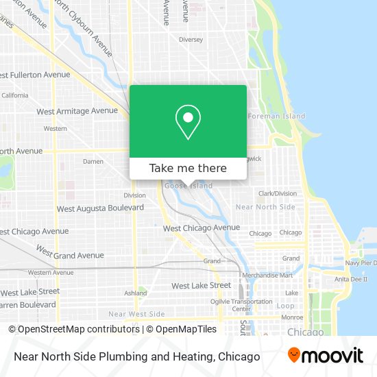Near North Side Plumbing and Heating map