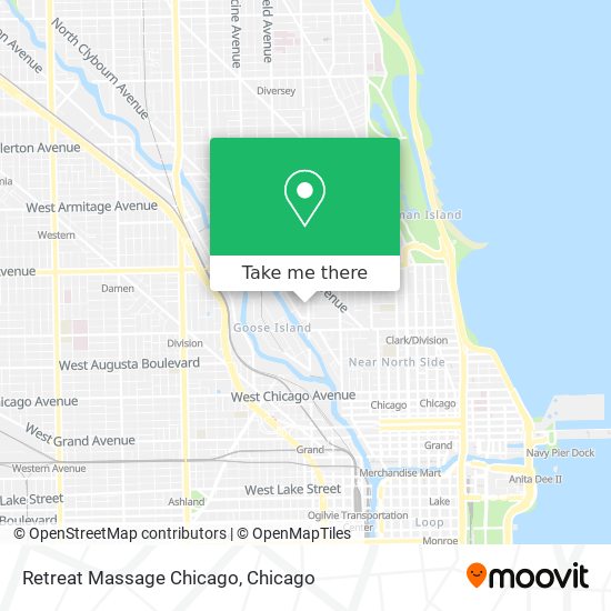 Retreat Massage Chicago map