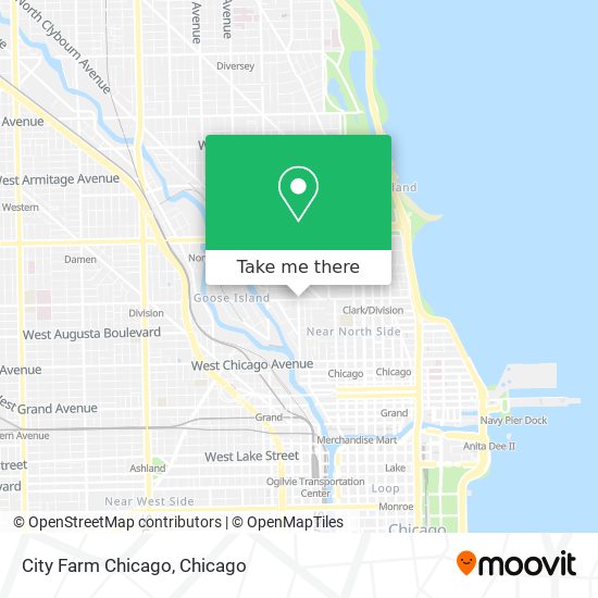 Mapa de City Farm Chicago
