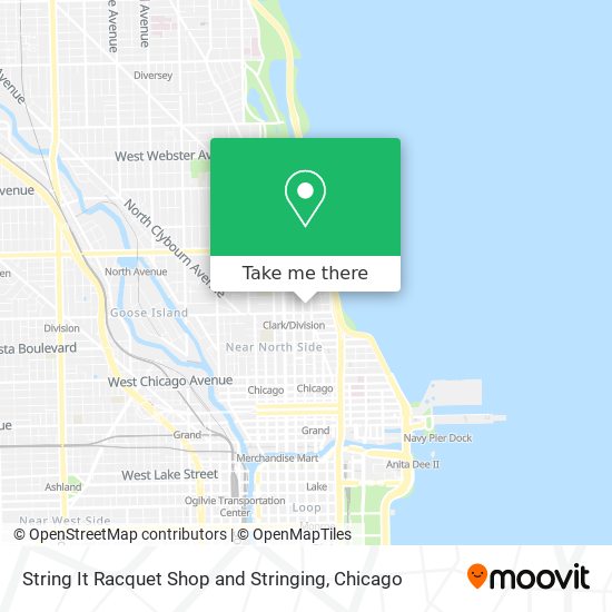 String It Racquet Shop and Stringing map