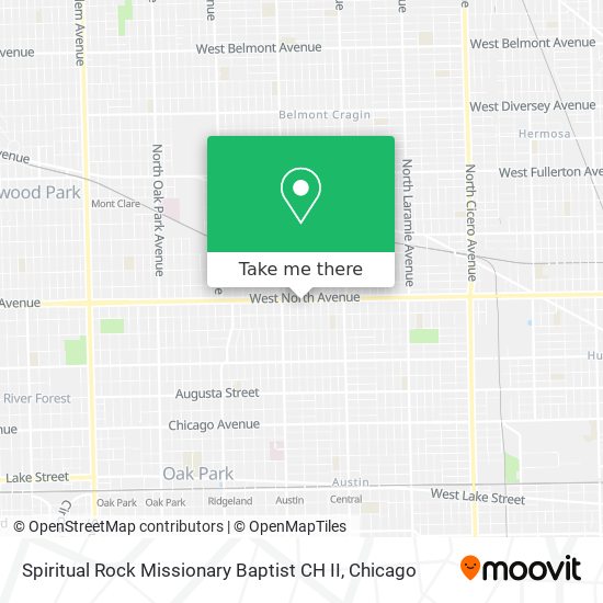 Spiritual Rock Missionary Baptist CH II map
