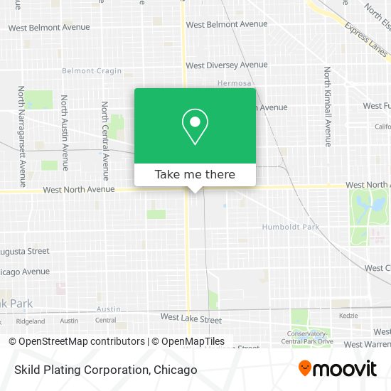 Mapa de Skild Plating Corporation