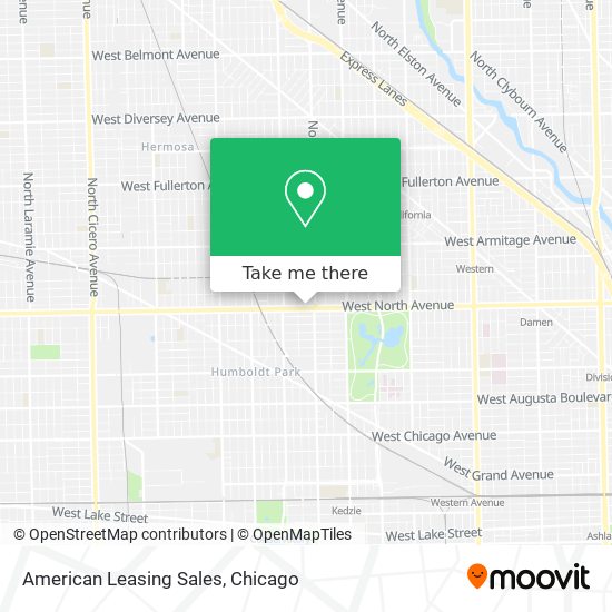 American Leasing Sales map