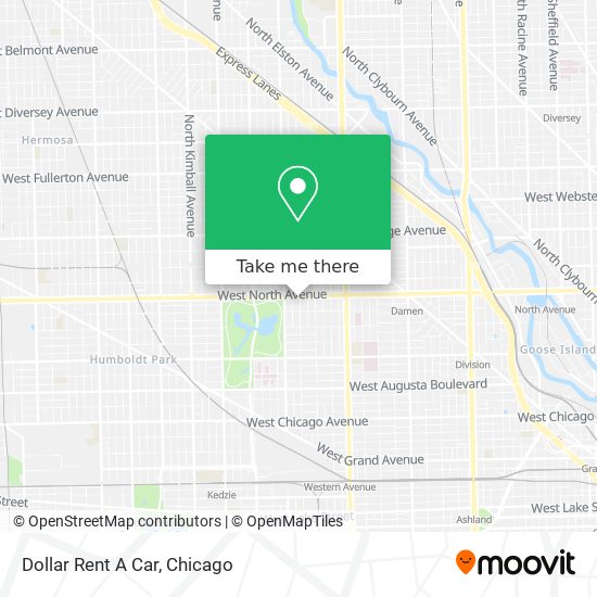 Dollar Rent A Car map