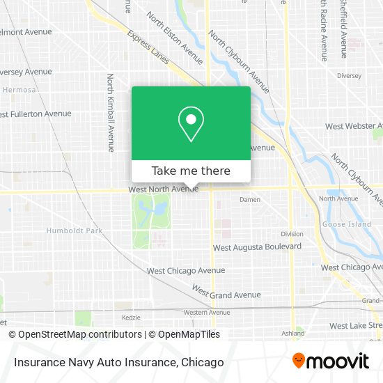 Insurance Navy Auto Insurance map