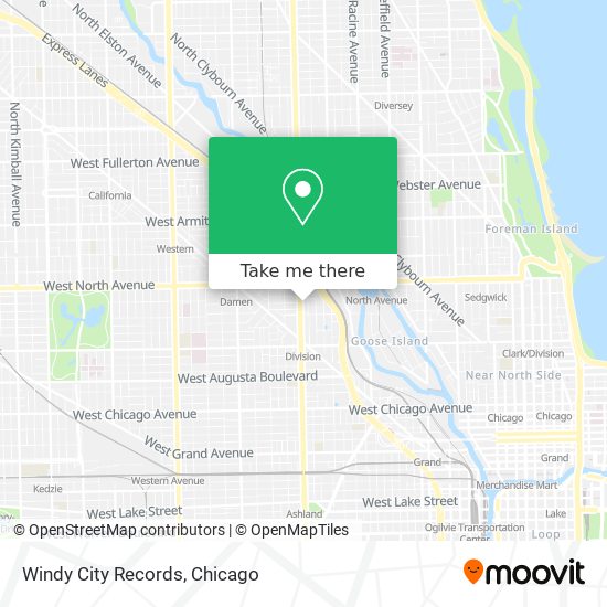 Windy City Records map