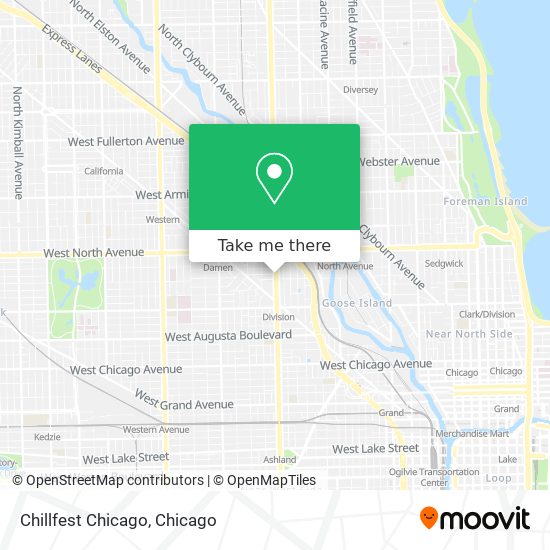 Mapa de Chillfest Chicago