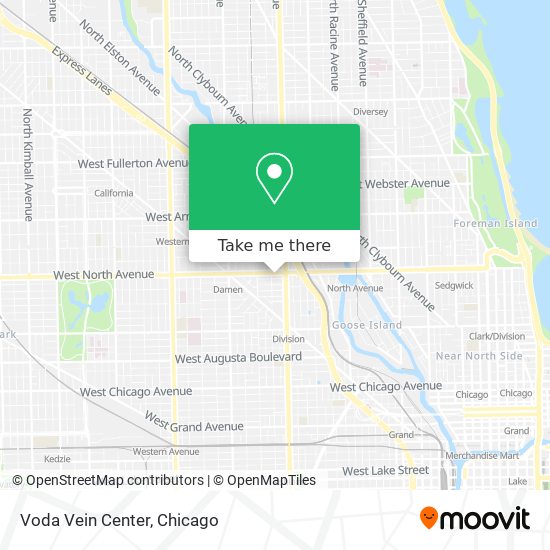 Voda Vein Center map