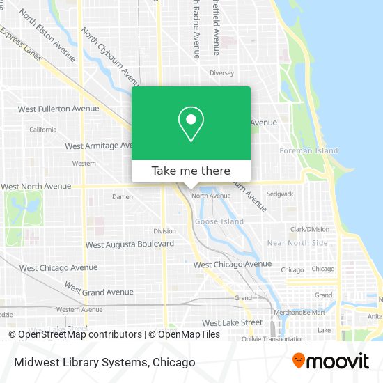 Midwest Library Systems map